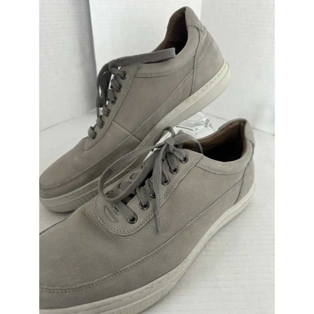 J&M Est 1850 size 10 1/2 M Men's Gray Leather Shoes 27-2329